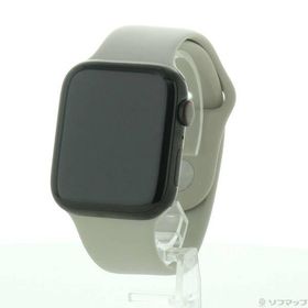 〔中古〕Apple(アップル) Apple Watch Series 6 GPS + Cellular 44mm スペースブラックチタニウムケース スターライトスポーツバンド〔348-ud〕