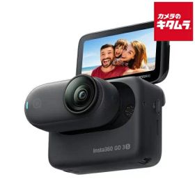 Insta360 GO 3S（128GB）ブラック（CINSAATA-GO3S128K） ビデオカメラ 4K 小型 高画質 ウェアラブル 《納期未定》