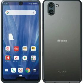 【中古】Cランク 【傷や汚れあり】SIMロック解除済み 元docomo SHARP AQUOS R3 SH-04L プレミアムブラック ネットワーク利用制限〇(白ロム) 送料無料