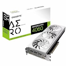 【中古】【未使用】GIGABYTE NVIDIA GeForce RTX4060搭載 グラフィックボード GDDR6 8GB【国内正規代理店】 GV-N4060AERO OC-8GD