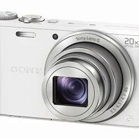 【中古】(非常に良い)SONY デジタルカメラ Cyber-shot WX300 2110万画素 光学20倍 ホワイト DSC-WX300(W)