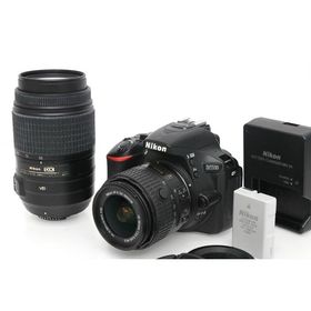 【全額返金保証】お買い得品｜ニコン D5500 ダブルズームキット CA01-M4201-3U4A-ψ