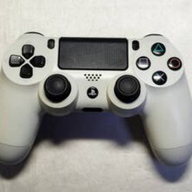 ジャンク品 PS4ハード ワイヤレスコントローラDUALSHOCK4 グレイシャー・ホワイト 箱説欠品