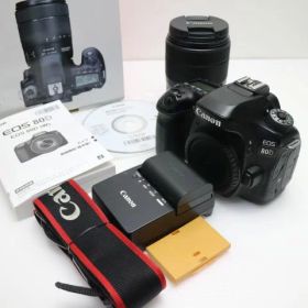 【中古】 美品 EOS 80D EF-S18-135 IS USM レンズキット ブラック 中古 Canon 土日祝発送OK