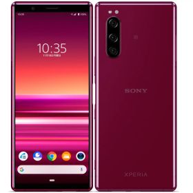 【中古】Bランク 【やや傷や汚れあり】 SIMロック解除済み 元SoftBank SONY Xperia 5 901SO レッド 利用制限〇(白ロム) 本体のみ 送料無料
