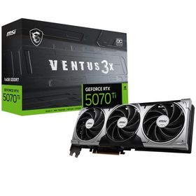 【新品】【即納】MSI GeForce RTX 5070 Ti 16G VENTUS 3X OC グラフィックスカード VD9043