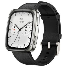 amazfit アマズフィット Active 2 Square 【ブラックレザー】【プレミアム】 SP170075-C01 アクティブ2 スクエア