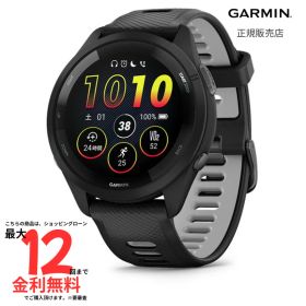 【SS限定！2人に1人100％Pバック】ガーミン GARMIN Forerunner 265 Music 010-02810-40フォーランナー ブラック メンズ レディース スマートウォッチ ランニング ウォーキング