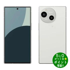 シャープ AQUOS スマートフォン SIMフリー 12GB/256GB 6.5型 SH-M28 ホワイト R9 SHARP【転送不可】