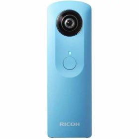 【中古】リコー RICOH THETA m15 ブルー 全天球 360度カメラ