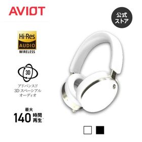 AVIOT WA-J1 HYDE氏CM出演モデル ワイヤレスヘッドホン ノイズキャンセリング 最大140時間再生 LDAC ハイレゾ LC3 対応 ピエゾドライバー 立体音響効果