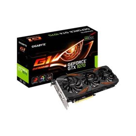 GIGABYTE ビデオカード NVIDIA GeForce GTX 1070搭載 オーバークロック ゲーミングモデル GV-N1070G1