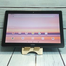 docomo dtab d-41A SHARP Androidタブレット ブラック 本体 白ロム SIMロック解除済み SIMフリー B229371