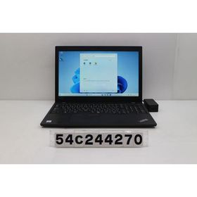 ノートパソコン Lenovo ThinkPad L580 Core i5 8250U 1.6GHz/8GB/256GB(SSD)/15.6W/FWXGA(1366x768)/Win11 画面シミあり