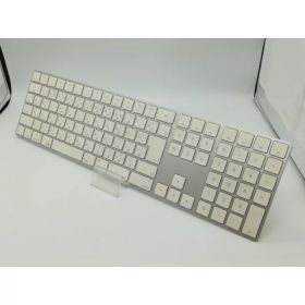 【中古】Apple Magic Keyboard（2017/テンキー付き/A1843） - 日本語（JIS） シルバー MQ052J/A【新橋烏森通り】保証期間1週間