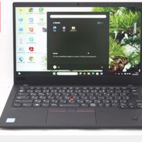 訳有 フルHD 14型 Lenovo ThinkPad X1 Carbon 7th Windows11 八世代 i7-8565U 16GB NVMe 512GB-SSD カメラ 無線 Office付 管:1617v
