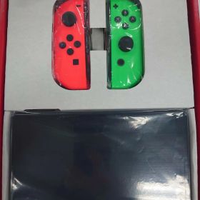 【中古】Nintendo Switch (有機ELモデル) ストア版 HEG-S-KAYAA ネオンレッド・ネオングリーン