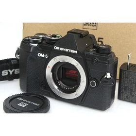 【全額返金保証】美品｜OMシステム OM SYSTEM OM-5 ボディ ブラック センサー清掃済み CA01-R1843-2K3