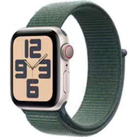 アップル Apple Apple Watch SE 第2世代 （GPS + Cellularモデル）- 40mmスターライトアルミニウムケースとレイクグリーンスポーツループ MXGH3J/A