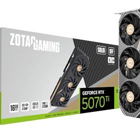 ZOTAC GAMING GeForce RTX 5070 Ti SOLID SFF OC 16GB GDDR7 グラフィックスボード ZT-B50710J3-10P VD9132