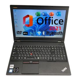 中古パソコン メモリ16GB HDD500GB 第7世代Corei5 Lenovo ThinkPad L570 Windows11 MicrosoftOffice2021 マルチ 15.6インチ 内蔵テンキー