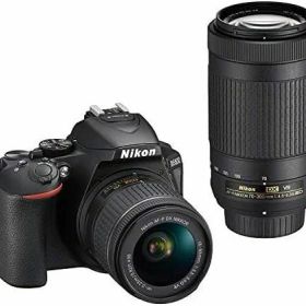 【中古】 Nikon デジタル一眼レフカメラ D5600 ダブルズームキット ブラック D5600WZBK 当店保証30日間 人気 ミラーレス 一眼レフ 交換レンズ カメラ