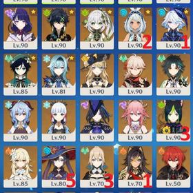 【ユーザー名未設定】マーヴィカ+餅 シロネン スカーク 申鶴 フリーナ1凸 ムアラニ2凸 キィニチ | 原神のアカウントデータ、RMTの販売・買取一覧