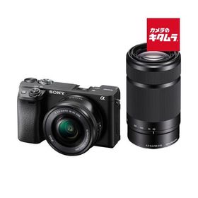 ソニー α6400 ダブルズームレンズキット ブラック [ILCE-6400Y B]