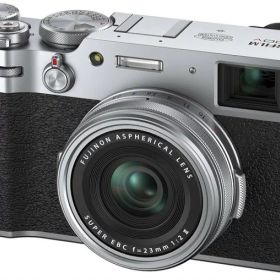 【中古】【1ヶ月保証】 富士フイルム FUJIFILM X100V シルバー X100V-S デジタルカメラ SDカード付き