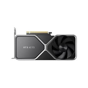 NVIDIA GeForce RTX 4070 Founder's Edition (FE) グラフィックカード - チタンとブラック (900-1G141-2544-000)