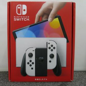 【全品ポイント10倍！要エントリー】ニンテンドー Nintendo Nintendo Switch （有機ELモデル）Joy-Con (L)/ (R) ホワイト HEG-S-KAAAA 【中古】