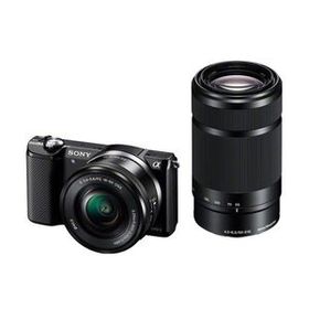中古 1年保証 美品 SONY α5000 ダブルズームレンズキット ブラック [ILCE-5000Y]