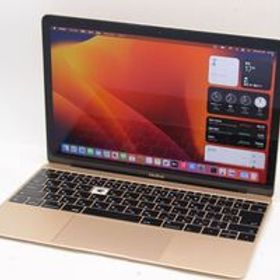 訳有 2K対応 12型 Apple MacBook A1534 Mid-2017 ゴールド macOS 13 Ventura(正規Win11追加可) 七世代i5-7Y54 8GB NVMe 256GB-SSD 管:1900h