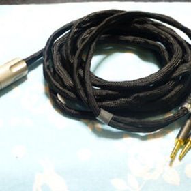 MDR Z7 Z1R オーグライン +pt 撚り線 + 7N OCC 純銅 16芯 ブレイド編 XLR 4ピン ロジウム 純銅 300cm HiFiMAN D9200 STELLE WM90-B