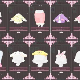 【10点セット】シナモロールとドリーミーオルゴール ファッションセット | ハロスイ(ハロースイートデイズ)のアカウントデータ、RMTの販売・買取一覧