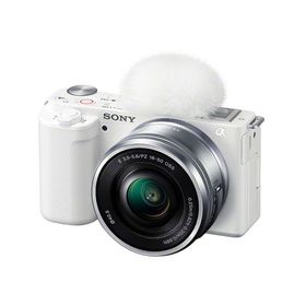 即納在庫あり ＳＯＮＹ デジタル一眼カメラα VLOGCAM ZV-E10L W (ホワイト)(パワーズームレンズキット_SELP1650)