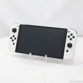 【中古】Nintendo(任天堂) Nintendo Switch 有機ELモデル Joy-Con(L)／(R) ホワイト 【371-ud】