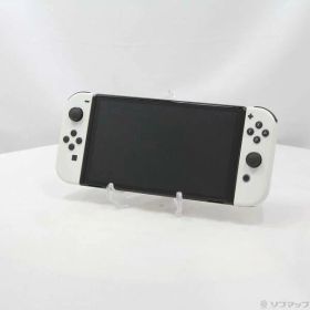 【中古】Nintendo(任天堂) Nintendo Switch 有機ELモデル Joy-Con(L)／(R) ホワイト 【305-ud】