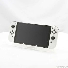 【中古】Nintendo(任天堂) Nintendo Switch 有機ELモデル Joy-Con(L)／(R) ホワイト 【349-ud】