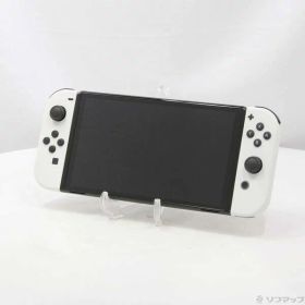 【中古】Nintendo(任天堂) Nintendo Switch 有機ELモデル Joy-Con(L)／(R) ホワイト 【377-ud】