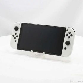 【中古】Nintendo(任天堂) Nintendo Switch 有機ELモデル Joy-Con(L)／(R) ホワイト 【349-ud】