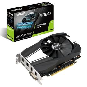 ASUSグラフィックカードPH-GTX1660-O6G（OC版、Nvidia GeForce GTX 1660、6GBメモリGDDR6）