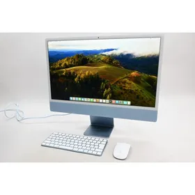 [中古]Apple iMac 24インチ 4.5K Retinaディスプレイモデル M3(8コアCPU/8コアGPU) 256GB ブルー MQRC3J/A