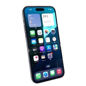 中古 Apple iPhone15 Plus 128GB ブラック MU083J／A SIMフリー ネットワーク利用制限▲判定