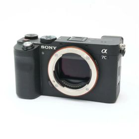 【中古】 《並品》 SONY α7C ボディ ILCE-7C ブラック 【ホットシューバネSDスロット部品交換/各部点検済】 [ デジタルカメラ ]