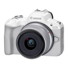 Canon 5812C011 ミラーレスカメラ EOS R50・RF-S18-45 IS STMレンズキット （ホワイト）