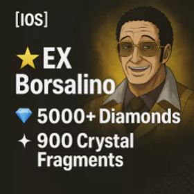 [iOS] 超フェス ボルサリーノ |5000+ ダイヤモンド |1400+ クリスタルのかけら