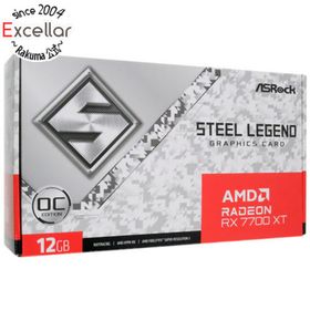 ASRock製グラボ Radeon RX 7700 XT Steel Legend 12GB OC PCIExp 12GB(PCパーツ)
