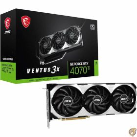 【25日1000円クーポン!25名様】MSI グラフィックスボード GeForce RTX 4070 Ti VENTUS 3X 12G OC VD8370