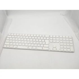 【中古】Apple Magic Keyboard（2017/テンキー付き/A1843） - 日本語（JIS） シルバー MQ052J/A【千葉】保証期間1週間